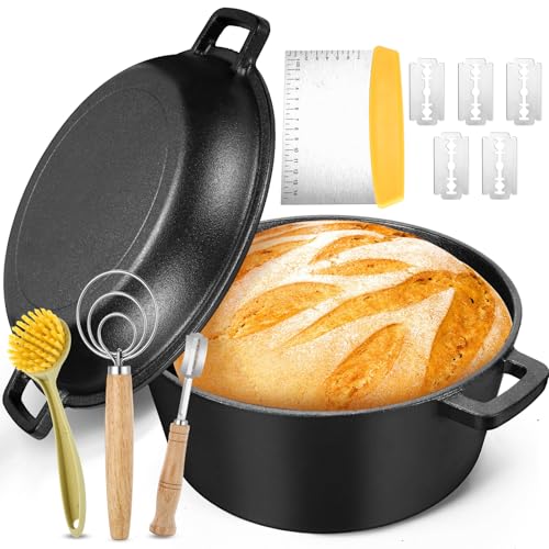 Pre Seasoned Cast Iron Dutch Oven with Lid I2984