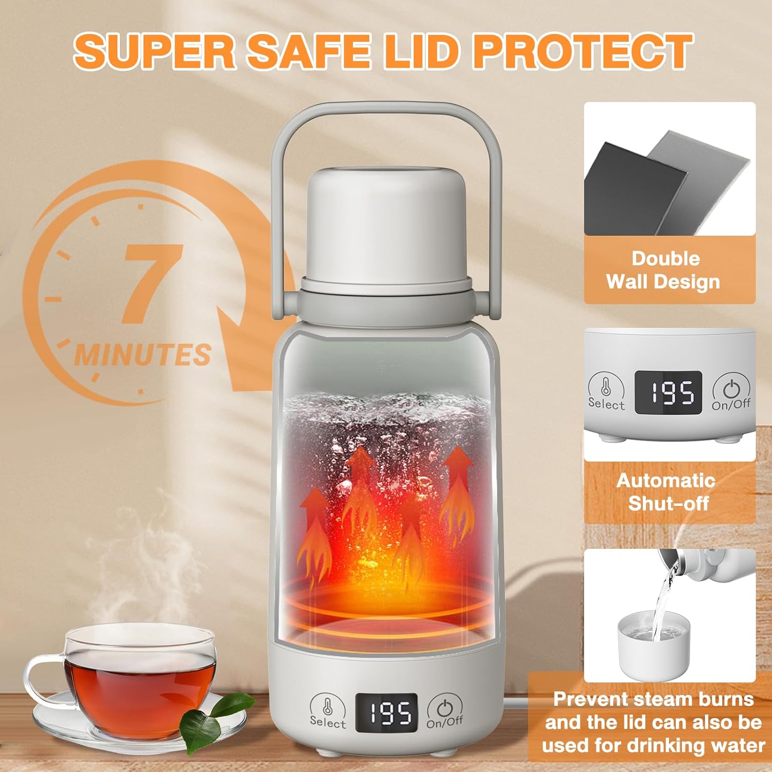 Travel Electric Kettle 1L T9817