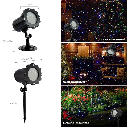 Christmas Laser Lights Projector with RGB Star Show A879