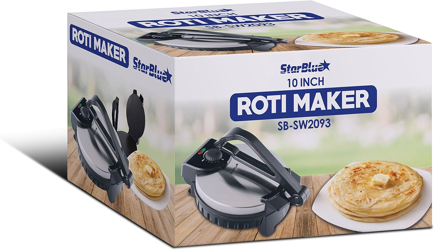 10inch Stainless Steel Non-Stick Electric Roti Maker T48477