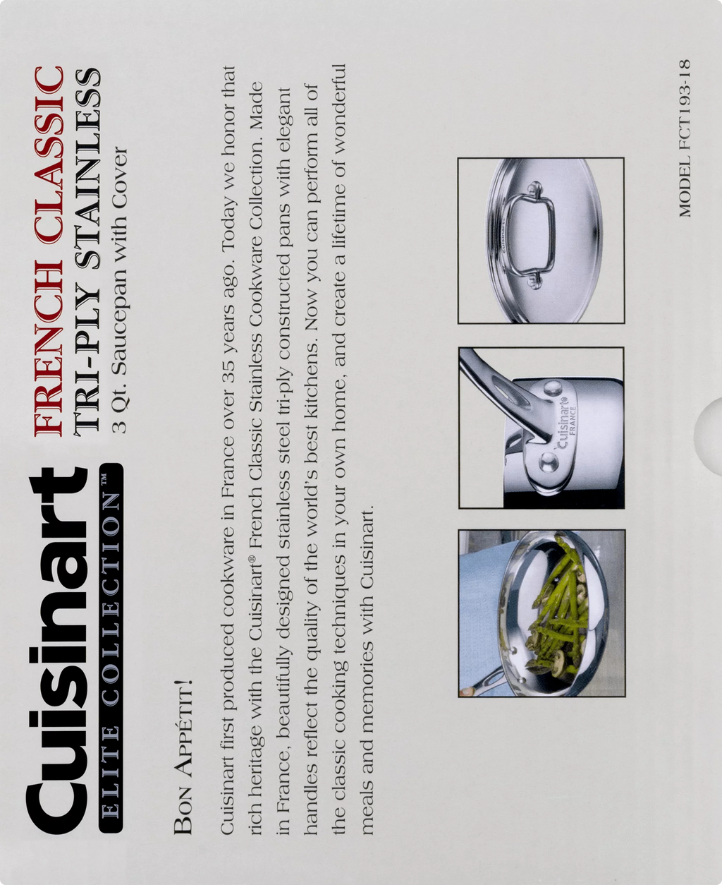 3 Quart Tri-Ply Stainless Saucepan N3566