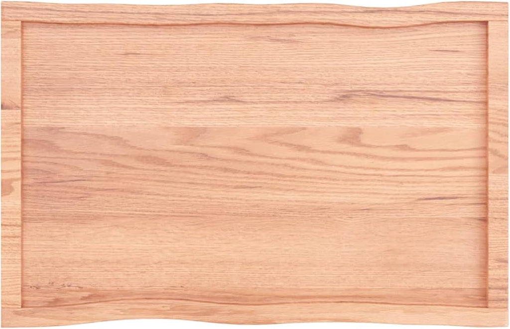 Treated Solid Wood Live Edge Table Top 39.4in x 23.6in W644620