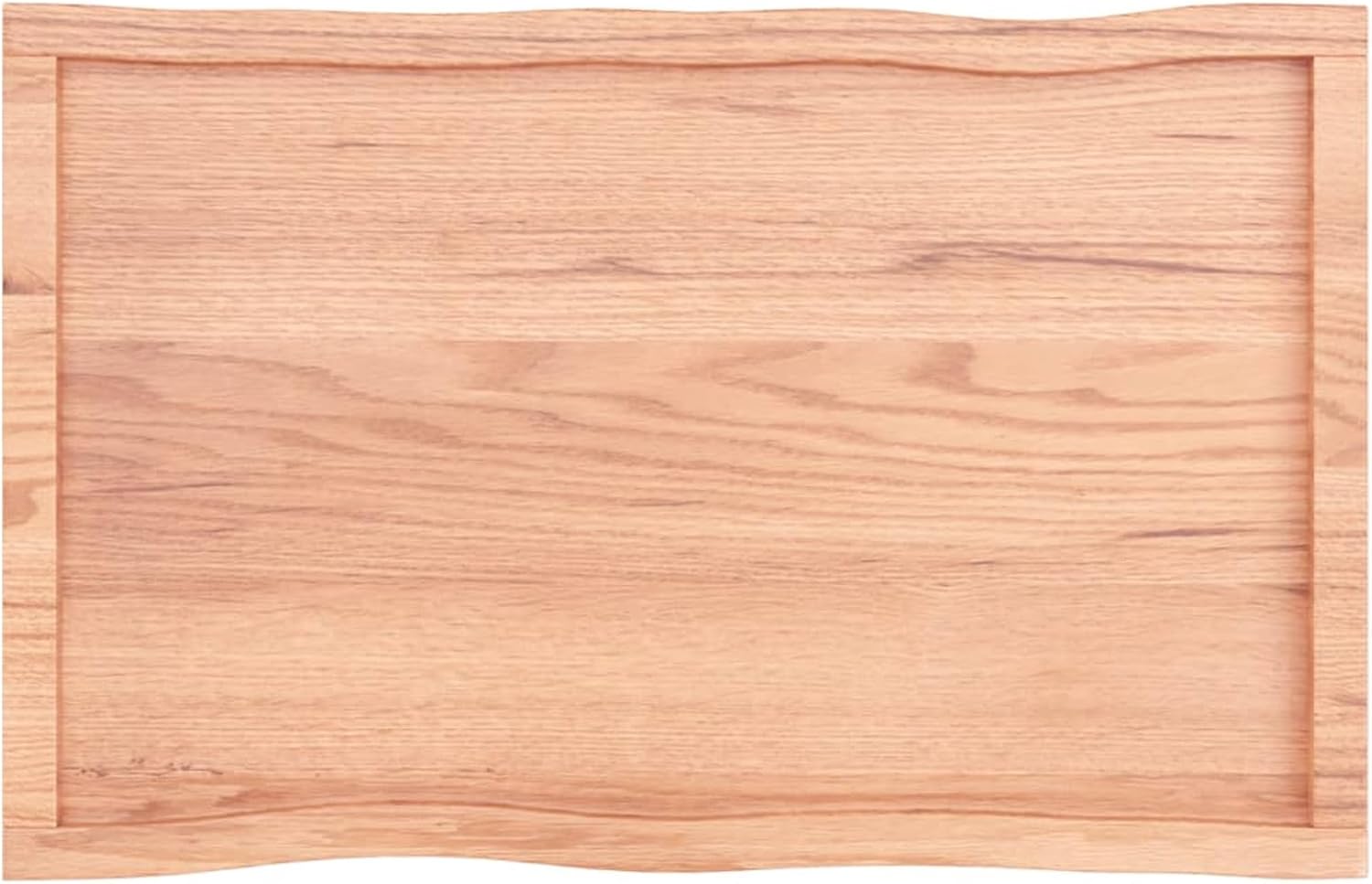 Treated Solid Wood Live Edge Table Top 39.4in x 23.6in W644620