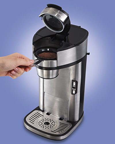 Single Serve Coffee Maker, Stainless Steel M83827