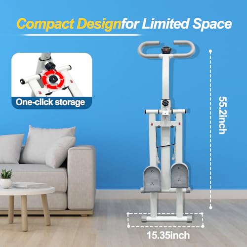 Foldable Vertical Climber with Adjustable Handles H2516