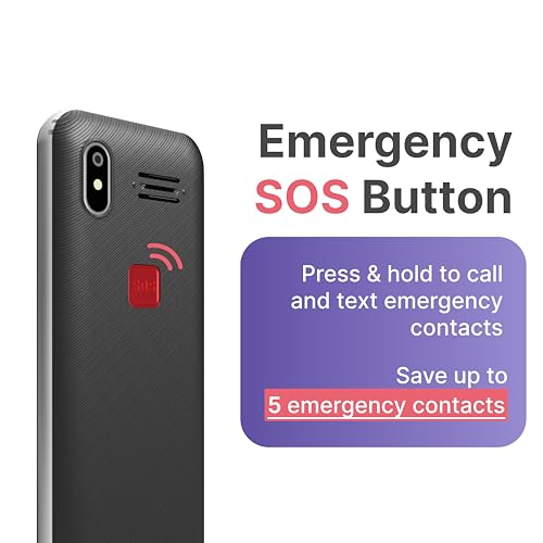 Large Button Cell Phone with 4GB High-Speed Data 6-Month Plan B63581