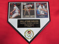 Braves 3 Card Collector Home Plate Plaque F6817