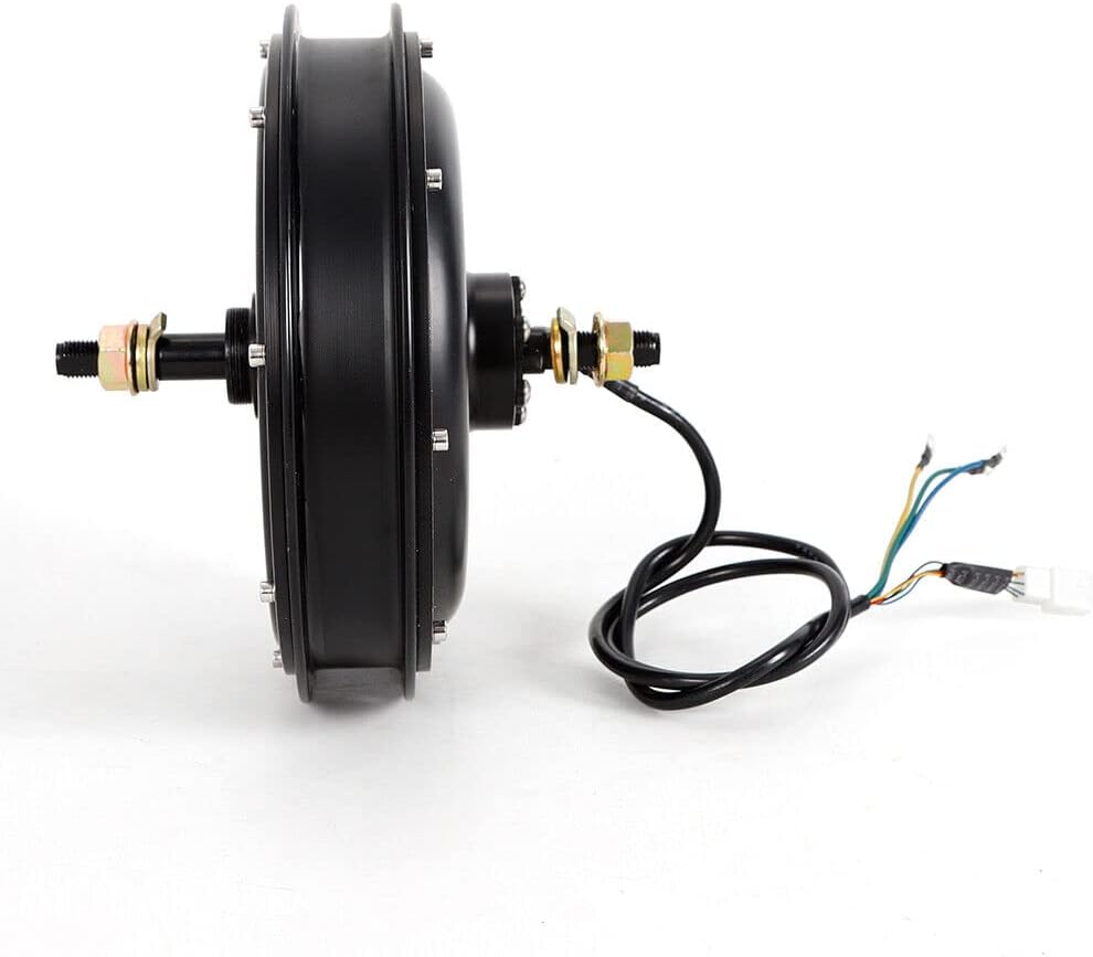 1500W 48V Brushless Gearless Hub Motor Rear Wheel Conversion Kit for 20-28" Bikes I657894