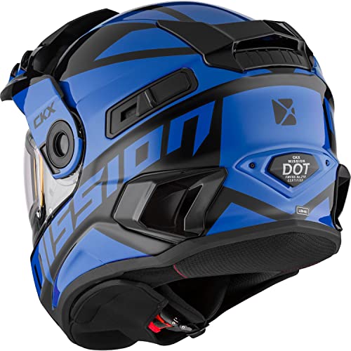 Blue Snow Helmet with Electric Shield O935072