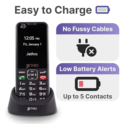 Large Button Cell Phone with 4GB High-Speed Data 6-Month Plan B63581