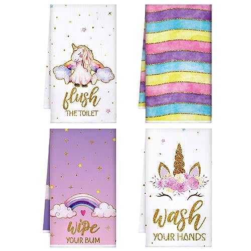 4 Pcs 24 x 16 Inches Absorbent Hand Towels G795846