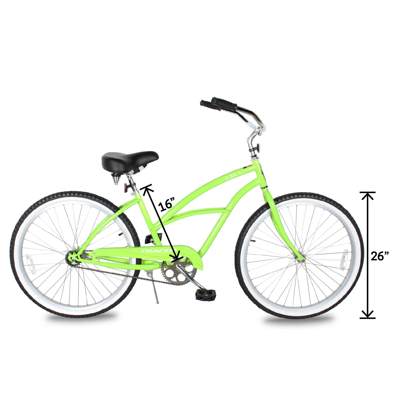 Mint Green 26 Inch Steel Beach Cruiser Bike B4568