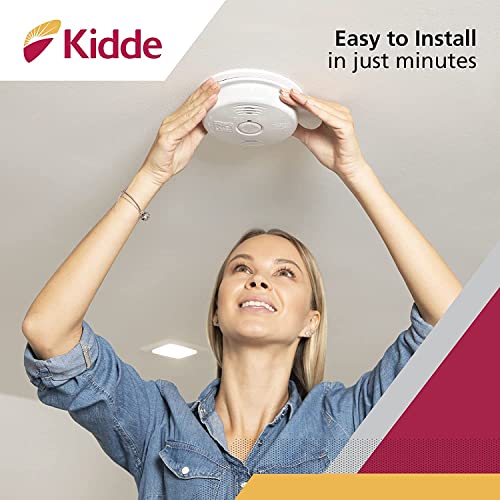 Hardwired Smoke & Carbon Monoxide Detector with 10-Year Battery Backup T23150