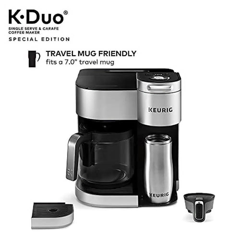Silver Single Serve & Carafe Coffee Maker G114