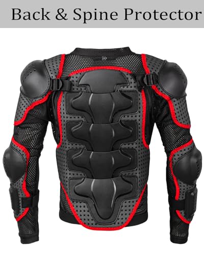 Kids Motorcycle Jacket with Chest Back Elbow Protection J27454