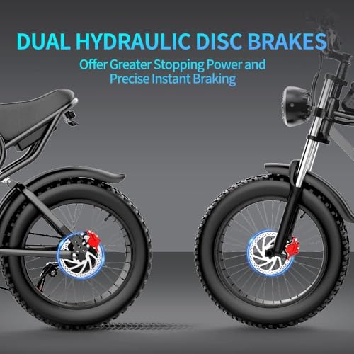 20" Fat Tire Electric Bike 1000W 48V 20AH A924460