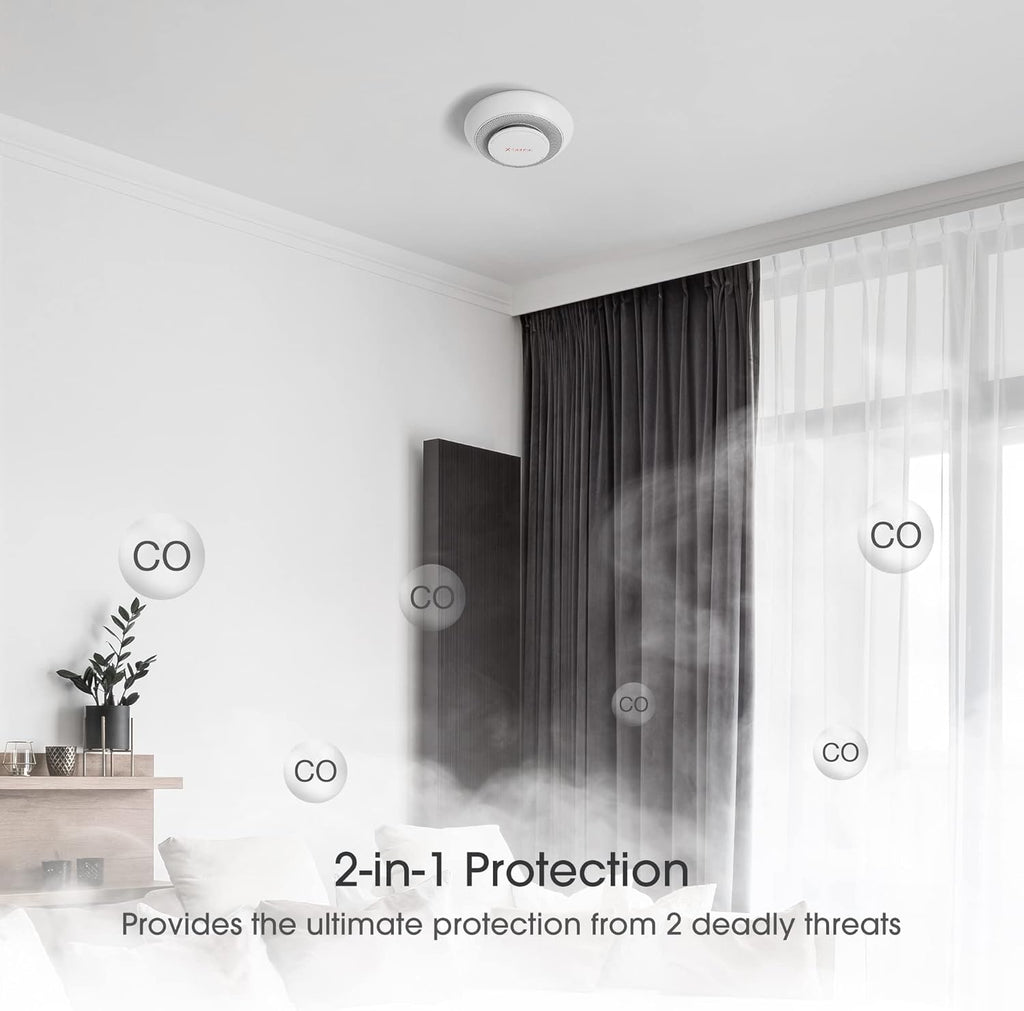 3-Pack Wireless Interconnected Smoke and Carbon Monoxide Detector Alarm R153101