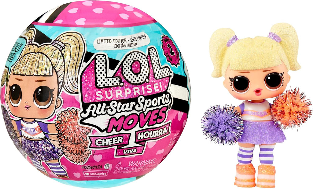 Cheerleading Doll with Mix and Match Outfits Shoes Accessories S309857