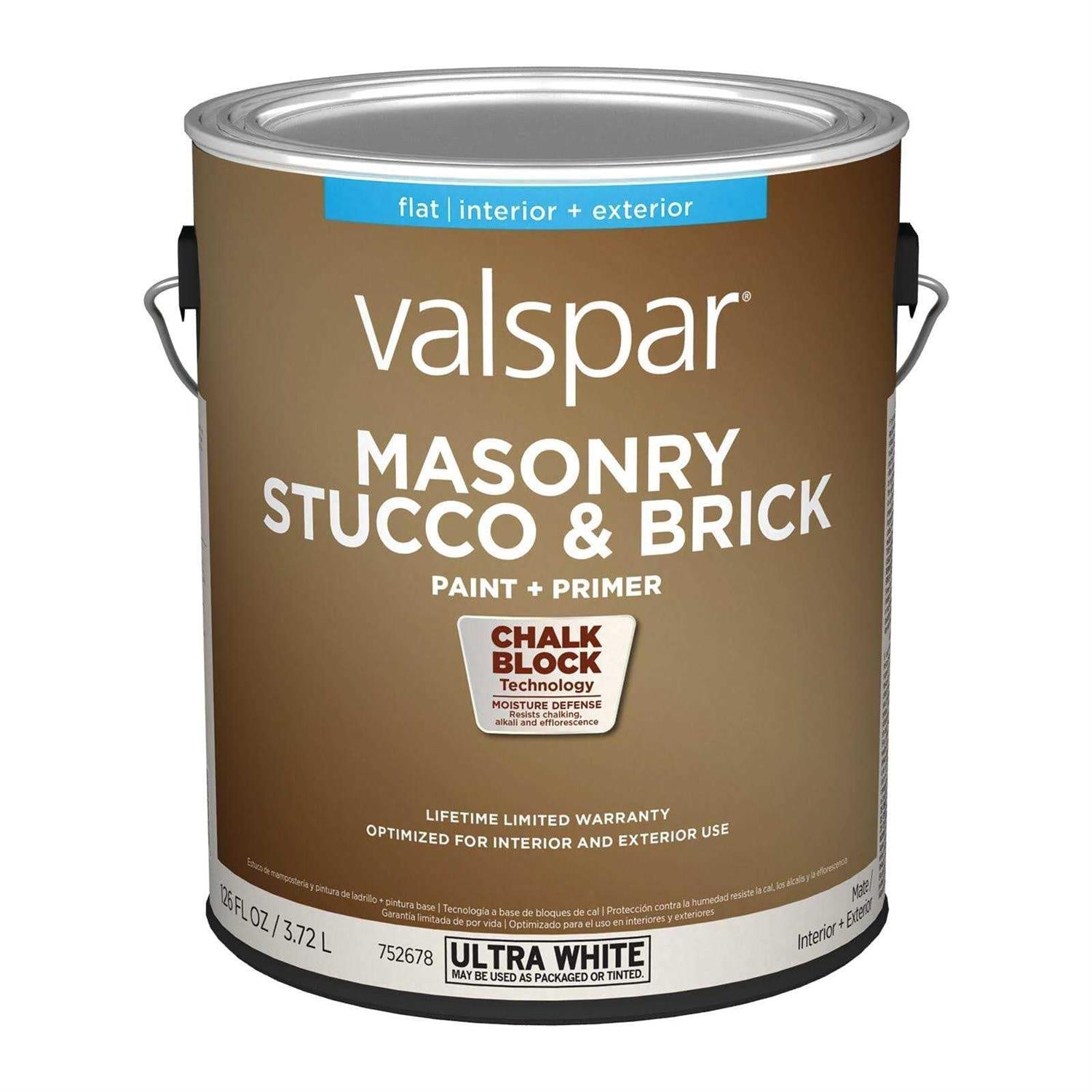 Masonry Stucco & Brick Flat Tintable Interior/Exterior Paint N2804