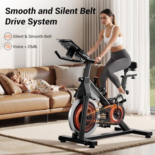 Exercise Bike with Silent Belt Drive V2057