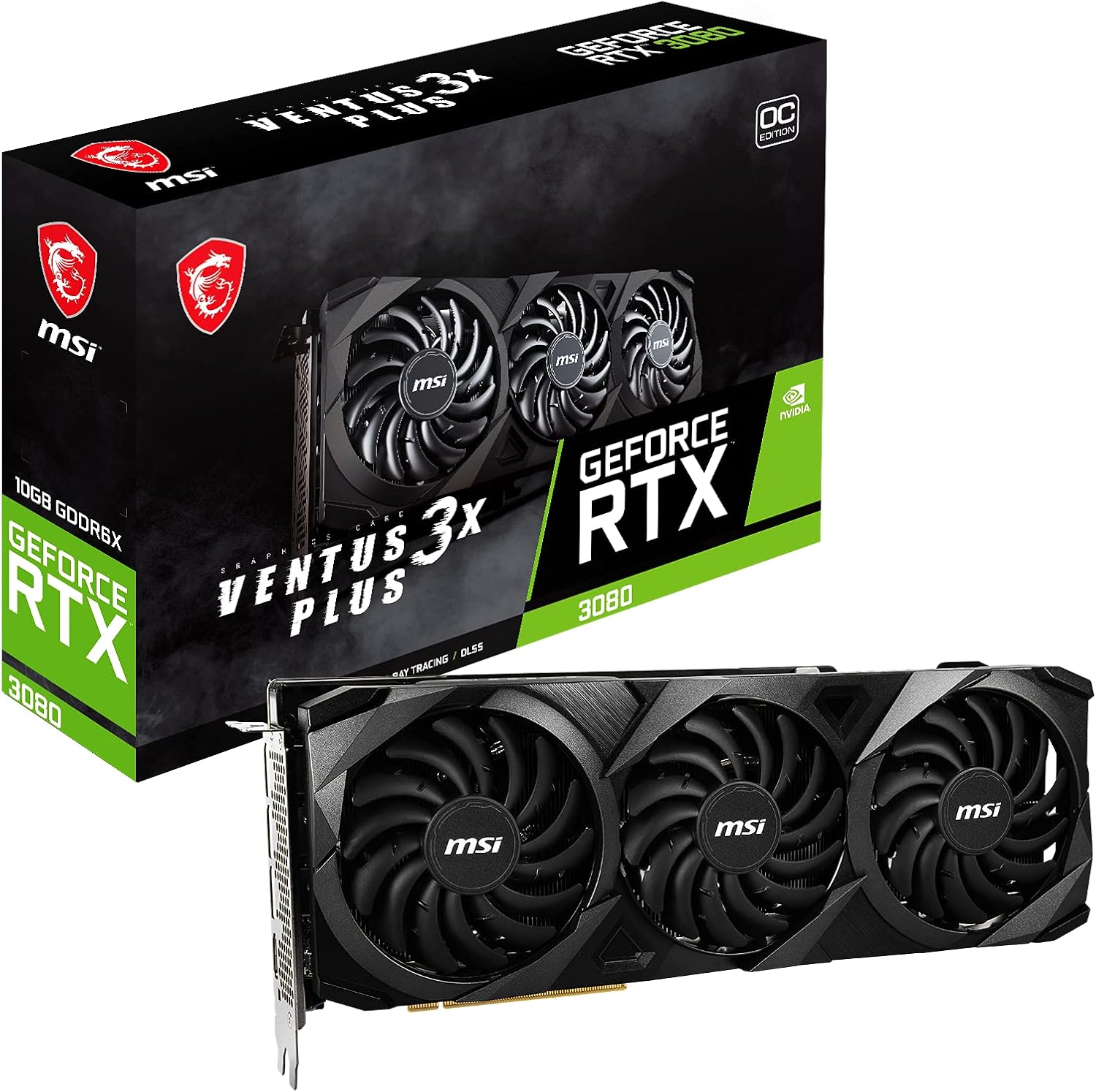 10GB GDRR6X NVIDIA GeForce RTX 3080 Graphics Card S88736