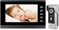 Wired Video Doorbell Video Doorphone System with Dual-Way Intercom (1pcs Camera 2pcs Monitor) L7871