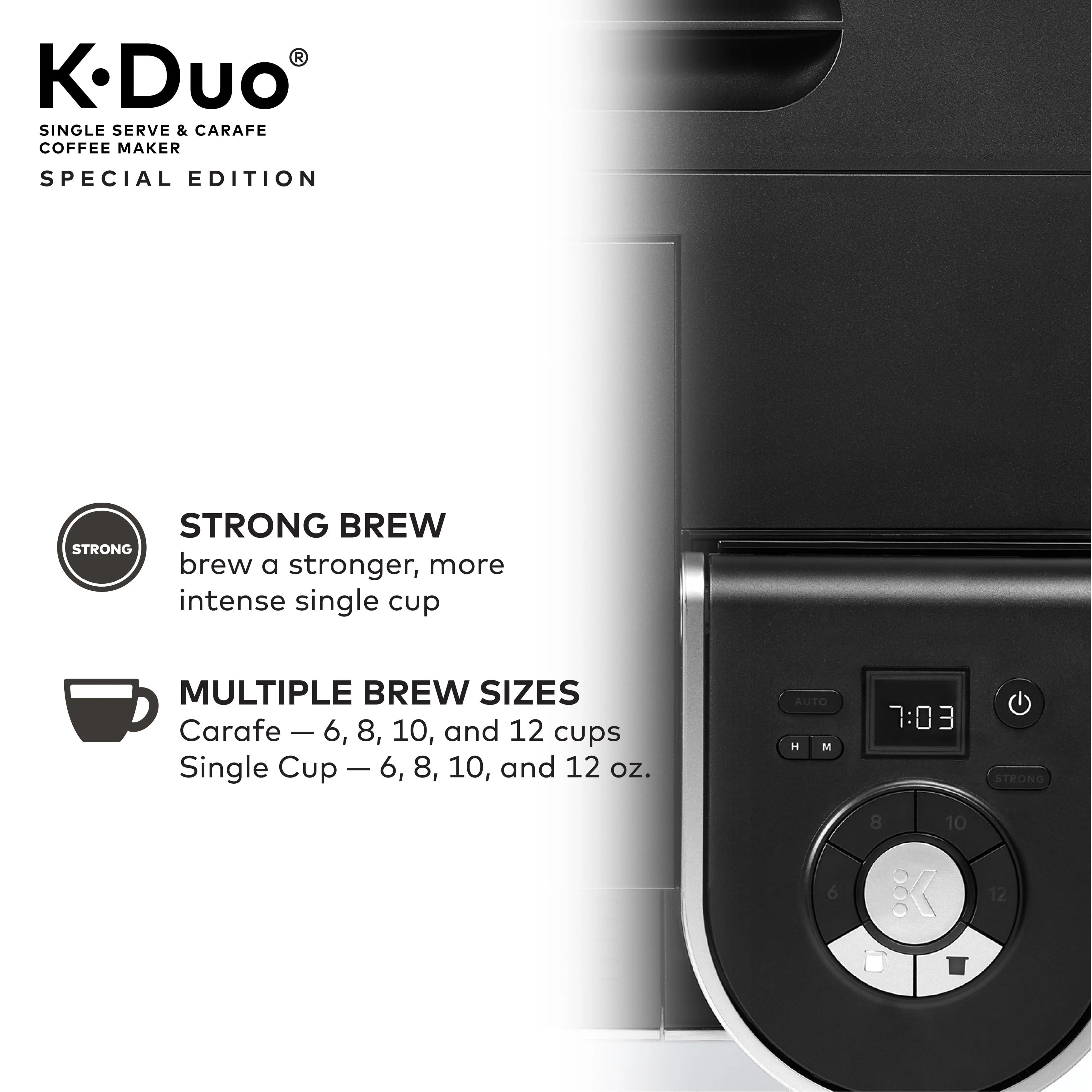 Silver Single Serve & Carafe Coffee Maker N978