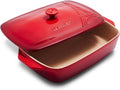 Stoneware Covered Rectangular Casserole, 3.5 qt. G879689