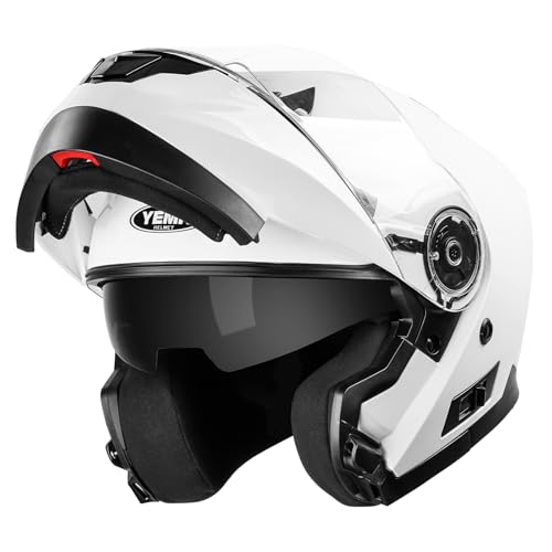 Modular Full Face Motorcycle Helmet with Flip Up Dual Visor Q79391