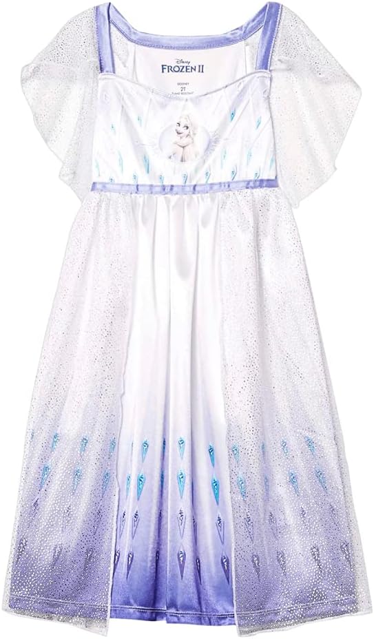 Disney Girls' Frozen 2 Fantasy Gown Nightgown, 8 W64418
