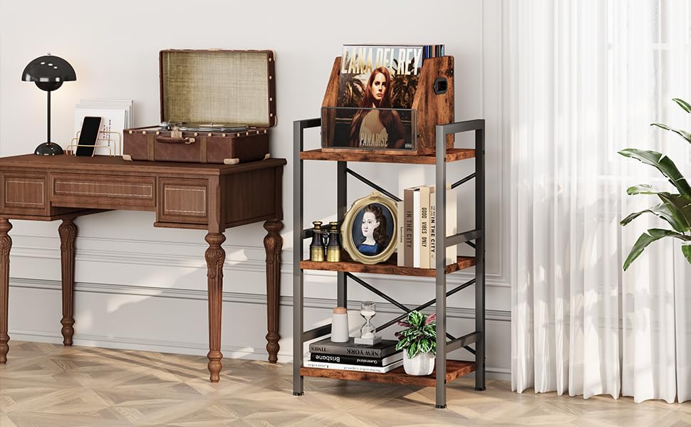Vinyl Record Storage Box Case Crate S171