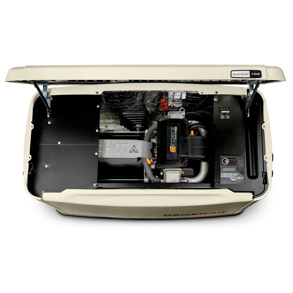 24kW Home Standby Generator with 200amp Transfer Switch O8245