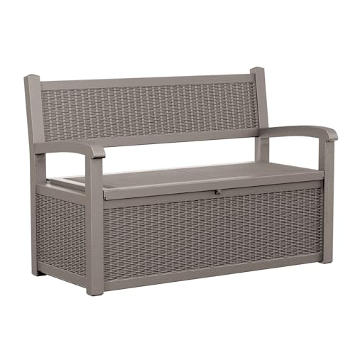 75 Gallon Lockable Storage Bench Deck Box R208348