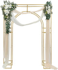 Gold Metal Double Arch Wedding Backdrop Stand W82130