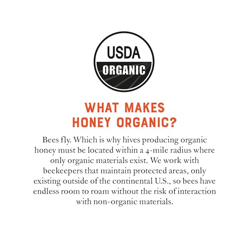 Organic Raw Unfiltered Honey - 32oz. Squeeze Bottle S7744