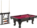 7.5' Drop Pocket Table with Pool Ball and Cue Stick Set P274