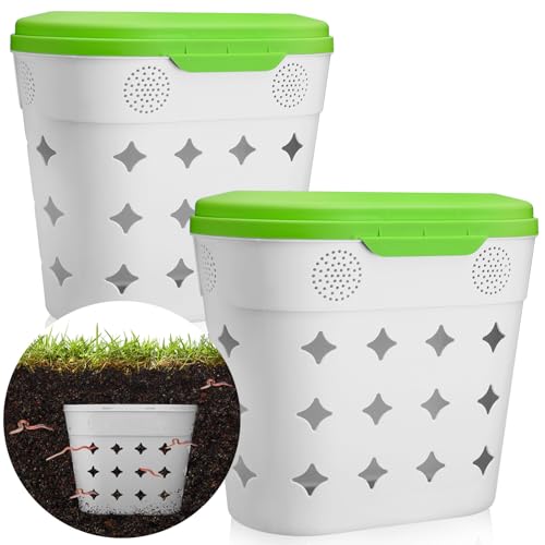 2 Pack 8 Gallon Outdoor Compost Bin U157