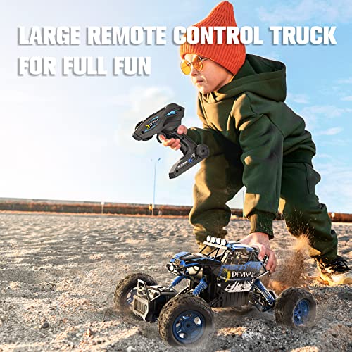 1:12 4WD Remote Control Monster Truck with Lifting Function (Blue) I434