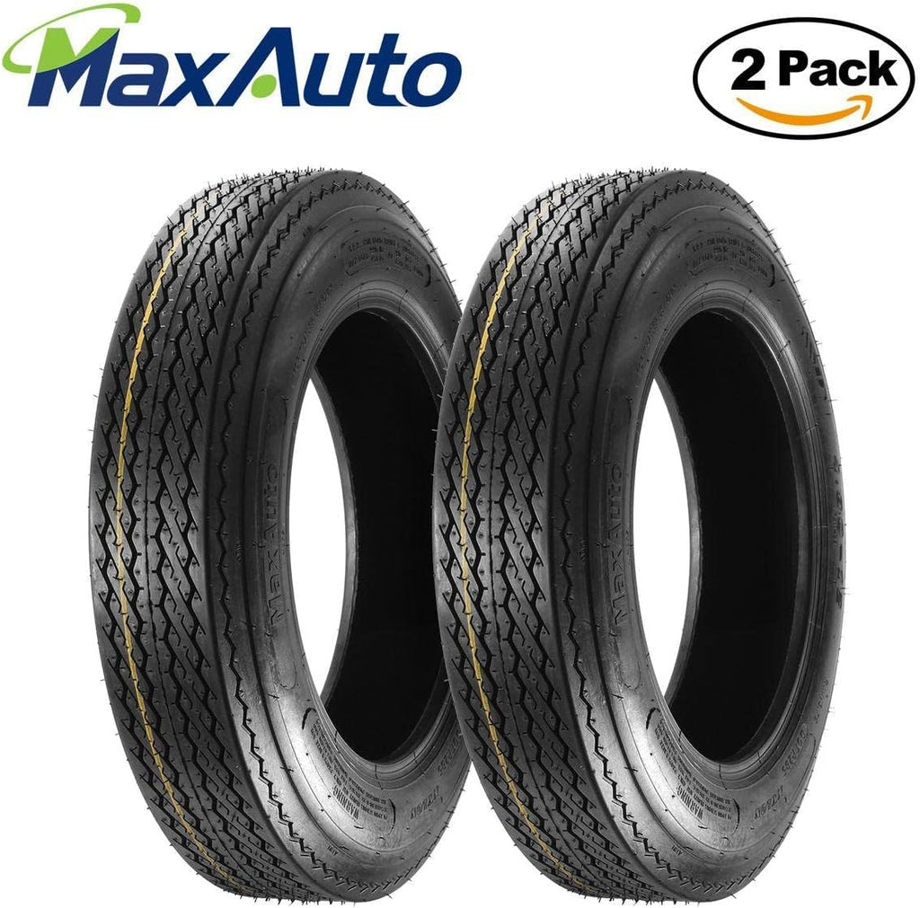 Set of 2 4.80-12 Boat Trailer Tires S54509