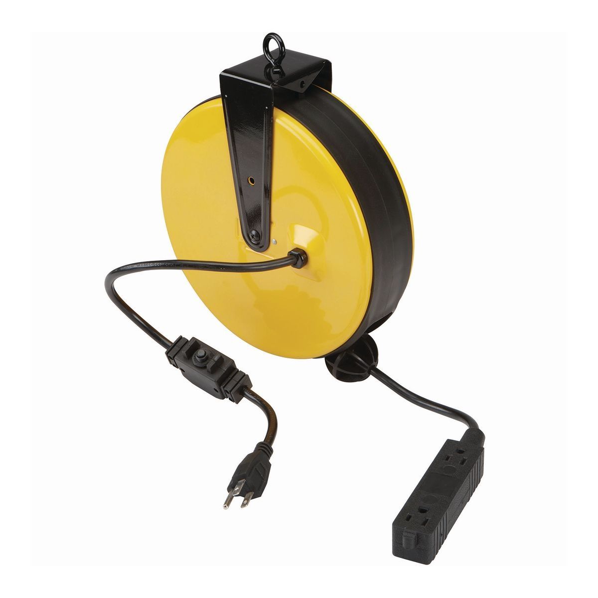 30 ft. 16/3 Gauge Retractable Cord Reel, Black V114519