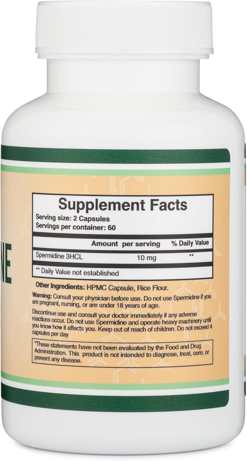 120 Capsules Spermidine Supplement C552287