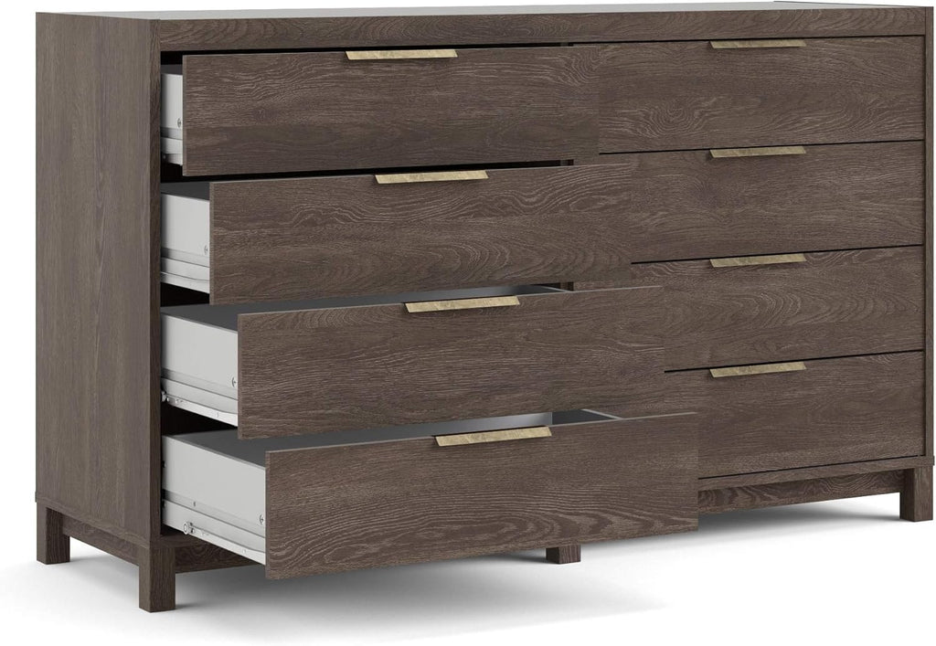 8 Drawer Double Dresser Dark Chocolate N98213