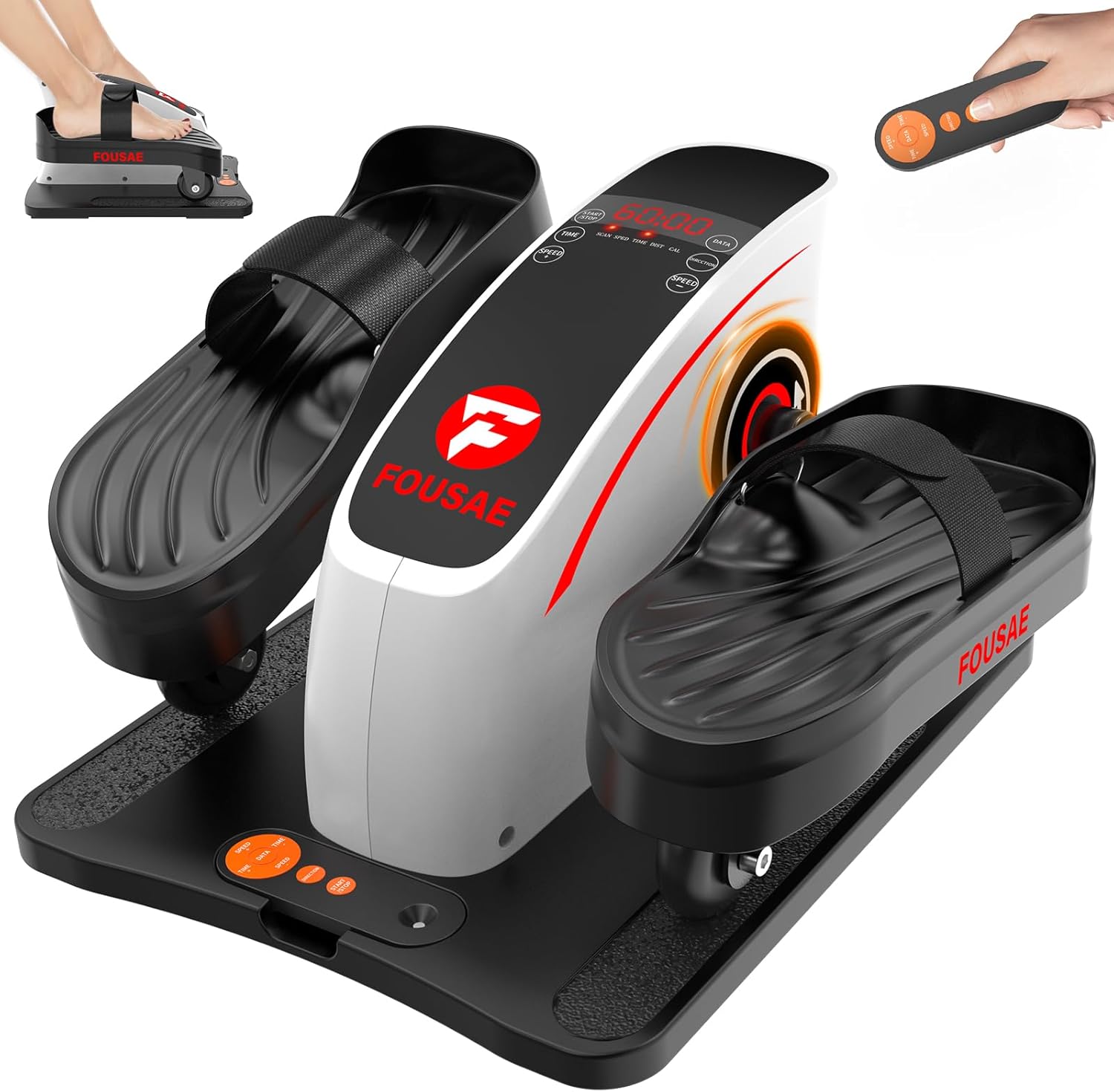 Compact Electric Pedal Exerciser with 15 Adjustable Speeds Z192