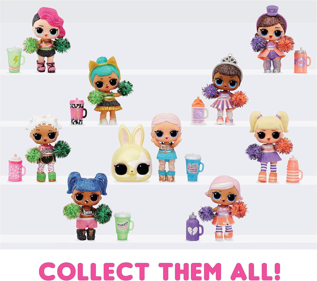 Cheerleading Doll with Mix and Match Outfits Shoes Accessories S309857