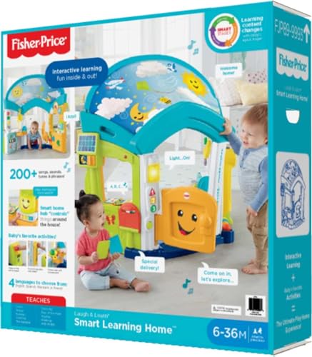 Baby & Toddler Toy Smart Learning Home Playhouse with Lights Sounds & Activities Z78117