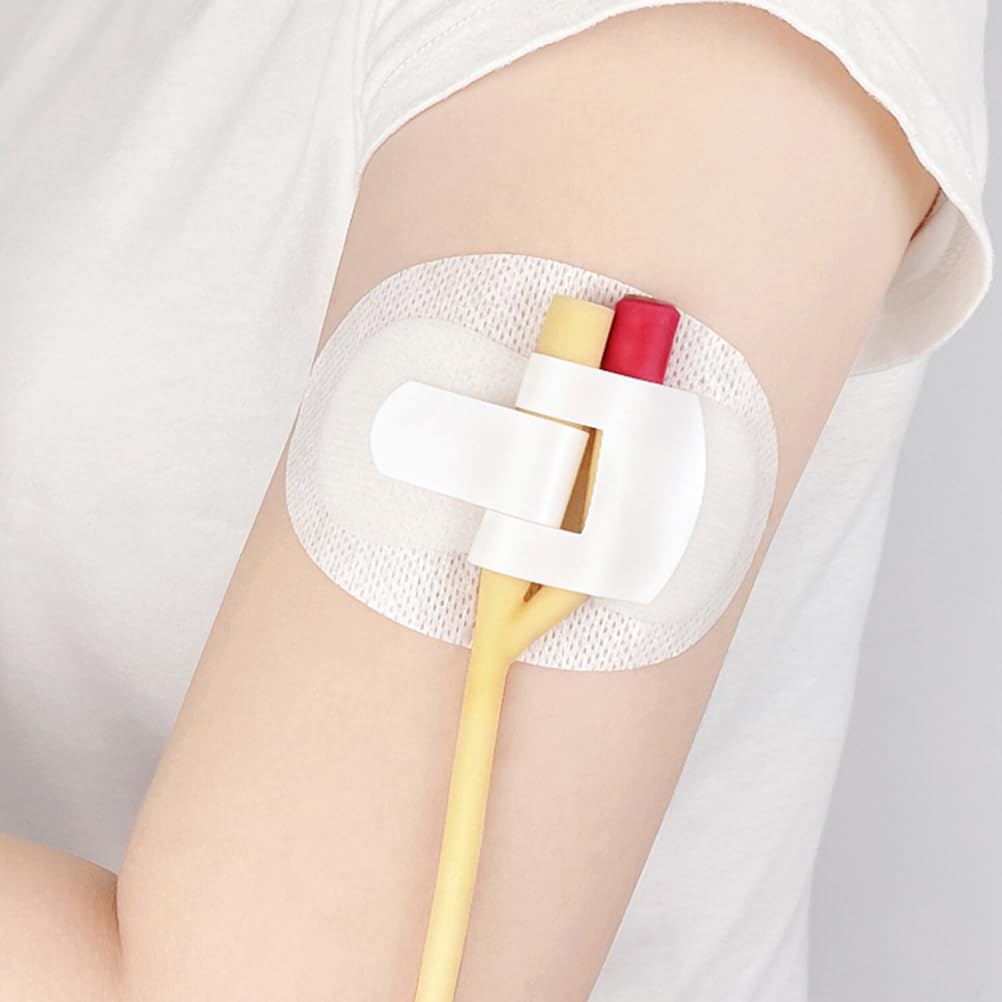 4 Pcs Adhesive Catheter Stabilization Device with Foam Anchor Pad N9746