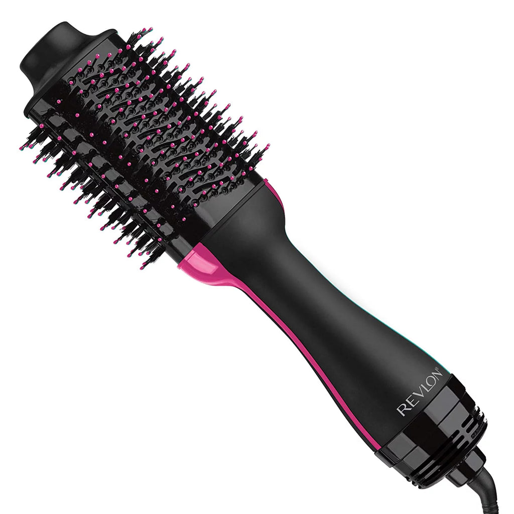 Black Hot Air Brush Hair Dryer And Volumizer N881