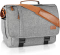 Light Grey Canvas Messenger Bag 17-17.3 Inch K567905