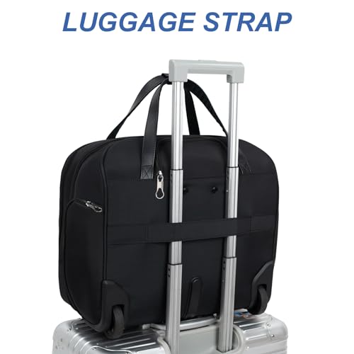 Rolling Laptop Bag Briefcase Fits Up to 15.6 Inch J527
