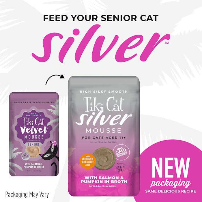 Tiki Cat Velvet Mousse Senior Salmon Wet Food X7908